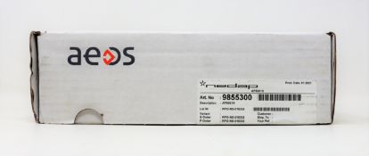 A boxed a new Nedap AEOS AP8001X AEpu Processing Unit (Art no: 9855300) (Box sealed, damaged box).