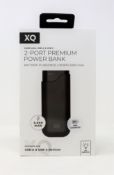 Twenty boxed as new XQISIT 5000 mAh Dual Output Power Banks (Boxes sealed).