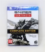Ten as new Sniper Ghost Warrior Contracts Complete Edition Game Disks for Sony PS4 (Packaging