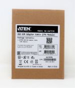 Five boxed as new Aten USB VGA KVM Adapter Cable (M/N: KA7970).