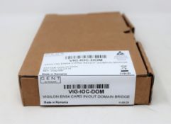 A boxed as new Honeywell Gent VIG-IOC-DOM Vigilon EN54 Input/Output Domain Bridge Card For VIGPLUS-