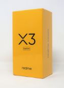 A boxed as new Realme X3 Super Zoom 256GB in Glacier Blue (Checkmend report ID: CM18102943-42905) (