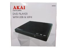 Ten New AKAI DVD player with USB & MP4 (AKDV01).