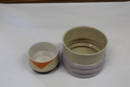 Four as new Milomade large lumpy planters and five as new Milomade midi planters.