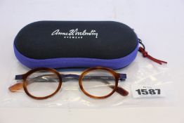 A pair of as new Anne & Valentin glasses frames.