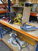 Pre-owned hand tools - a Bostitch GF33PT-U Cordless Papertape Framing Nailer (Unit only), a L.Adu