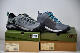 Two pairs of women's as new Keen footwear; Explore Mid (UK 4.5) and Targhee III (UK 7).