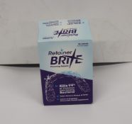 Twelve boxes of Retainer Brite - Cleaning Tablets (96 each, Exp: 01/24).