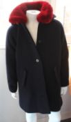 A girls as new Jacardi coat (10 years/140cm).