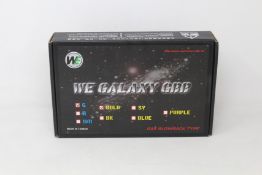 A boxed as new WE Galaxy GBB gas blowback airsoft pistol in Gold/Black.