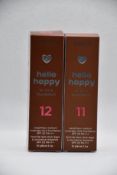 Ten as new Benefit Hello Happy air stick foundations (5 x No 11, 5 x No 12 - all 8.5g).