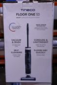 An as new Tineco Floor One S3 Smart cordless vacuum and wash.