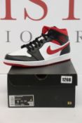 A pair of as new Nike Air Jordan 1 Mid (UK 10).