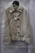 An as new Oui wool jacket in off white (Size 40 - RRP £189).