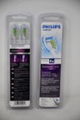 Twenty Philips Sonicare Diamond Clear standard replacement brush heads.