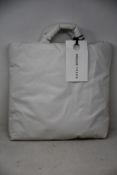 An as new Kassl Editions Pillow Medium Oil bag in white (RRP £270).