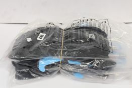 Two as new Salomon Pulse belts (M - RRP £30 each) and two Salomon Active Skin 8 vests (S, L - RRP £