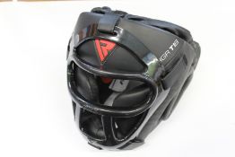 A quantity of as new RDX Giant Inside MMA Gear to include eight headguards (XL) and Thai Boxing