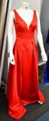 An as new Rosa Cara Cocktail red dress (UK 20).