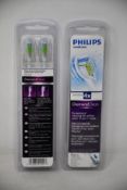 Twenty Philips Sonicare Diamond Clear standard replacement brush heads.