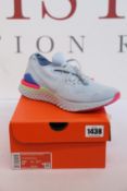 A pair of women's as new Nike Epic React Flyknit 2 (UK 7).