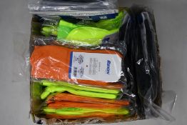 Eight pairs of as new Santini Puro fluorescent socks, sixteen pairs of Lana socks (Two different