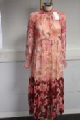 An as new Zimmermann Concert Spliced Lantern midi dress (UK 12 - RRP £530).