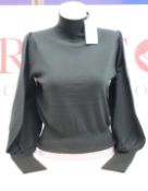 An as new Zimmermann Concert Classic merino jumper in bottle green (UK 8 - RRP £455).