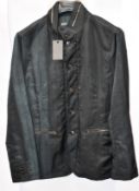 A men's as new John Varvatos jacket in black (Size 50 - RRP £1048).