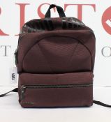 An as new Jimmy Choo Reed backpack in Bordeaux.