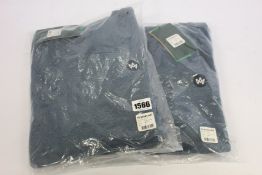 Seven as new Kronstadt Lars sweatshirts in sea blue (3 x S, 4 x M - RRP £45 each).