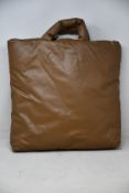 An as new Kassl Editions Pillow Medium Oil bag in camel (RRP £270).