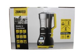 A new Zanussi Yellow blender & soup maker 3 in 1 functions (ZSB - 810).