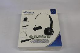 Twenty boxed as new Media Range Wireless Headsets MROS305 (Bluetooth with microphone).
