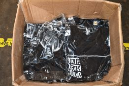 A quantity of as new Scramble Batie Death Squad T-shirts (Approximately 25 all M, L - RRP £25