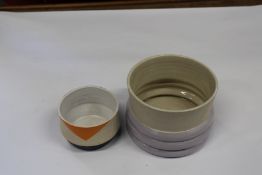 Four as new Milomade large lumpy planters and five as new Milomade midi planters.