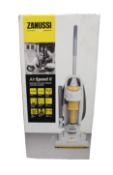 A new Zanussi Air Speed ll bagless cyclonic upright vacuum cleaner (ZAN2020UR) (Damage to outer