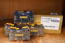 Ten as new DeWalt 32 piece screwdriver bit sets (DT7969-QZ).
