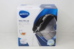 Four boxed as new Brita Elemaris XL Water Filter Jugs.