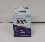 Twelve boxes of Retainer Brite - Cleaning Tablets (96 each, Exp: 01/24).