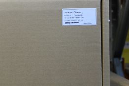A boxed as new Valeo EV250035 On Board Battery Charger for EVs.