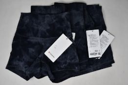Five pairs of as new LuluLemon Aliggn HR 6