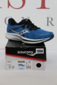A pair of as new Saucony Omni 20 running trainers (UK 9).