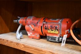 A pre-owned WEKA DK 32 Diamond Core Drill (Some minor damage).