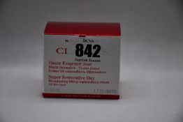 Six Clarins Super Restorative day illuminating lifting replenishing cream (6 x 50ml).