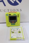 A Zoll AED 3 Semi-Automatic Defibrillator.