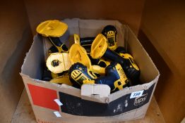 Twelve pre-owned DeWalt dills (Body only).