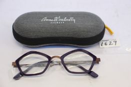 A pair of as new Anne & Valentin glasses frames.
