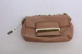 An as new Jimmy Choo Baby Carolina bag in ballet pink (No tags but item is as new - RRP £495).
