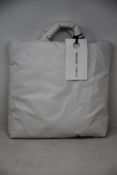 An as new Kassl Editions Pillow Medium Oil bag in white (RRP £270).